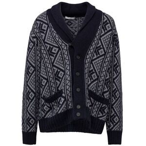 Cruciani Bicolor Cashmere Men's Cardigan